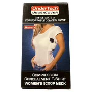 Undertech UnderCover Compression Scoop Neck Concealment Shirt Womens M NIB